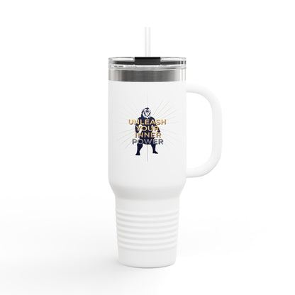 40oz Insulated Travel Mug — “Unleash Your Inner Power”