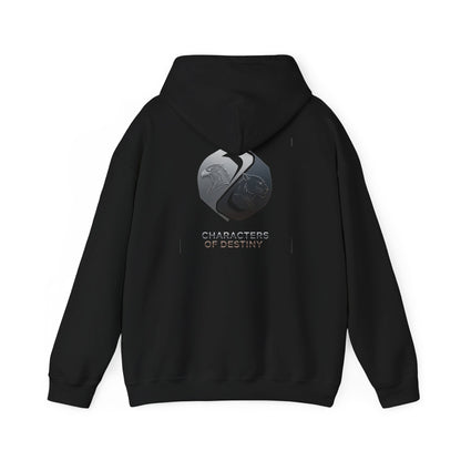 Characters of Destiny: Metallic Symmetry ـــــ Unisex Heavy Blend Hoodie