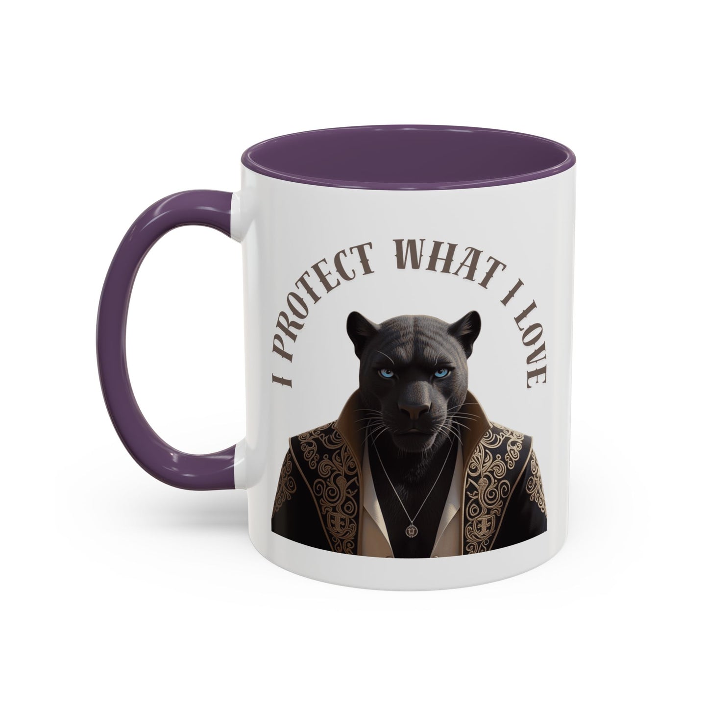 Accent Coffee Mug (11, 15oz) | Damon : I Protect What I Love
