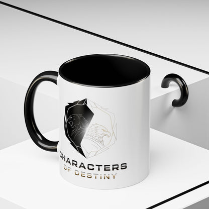 Accent Coffee Mug (11, 15oz) | Characters of Destiny: Shadow & Light Emblem