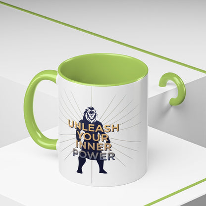 Accent Coffee Mug (11, 15oz) | Unleash Your Inner Power