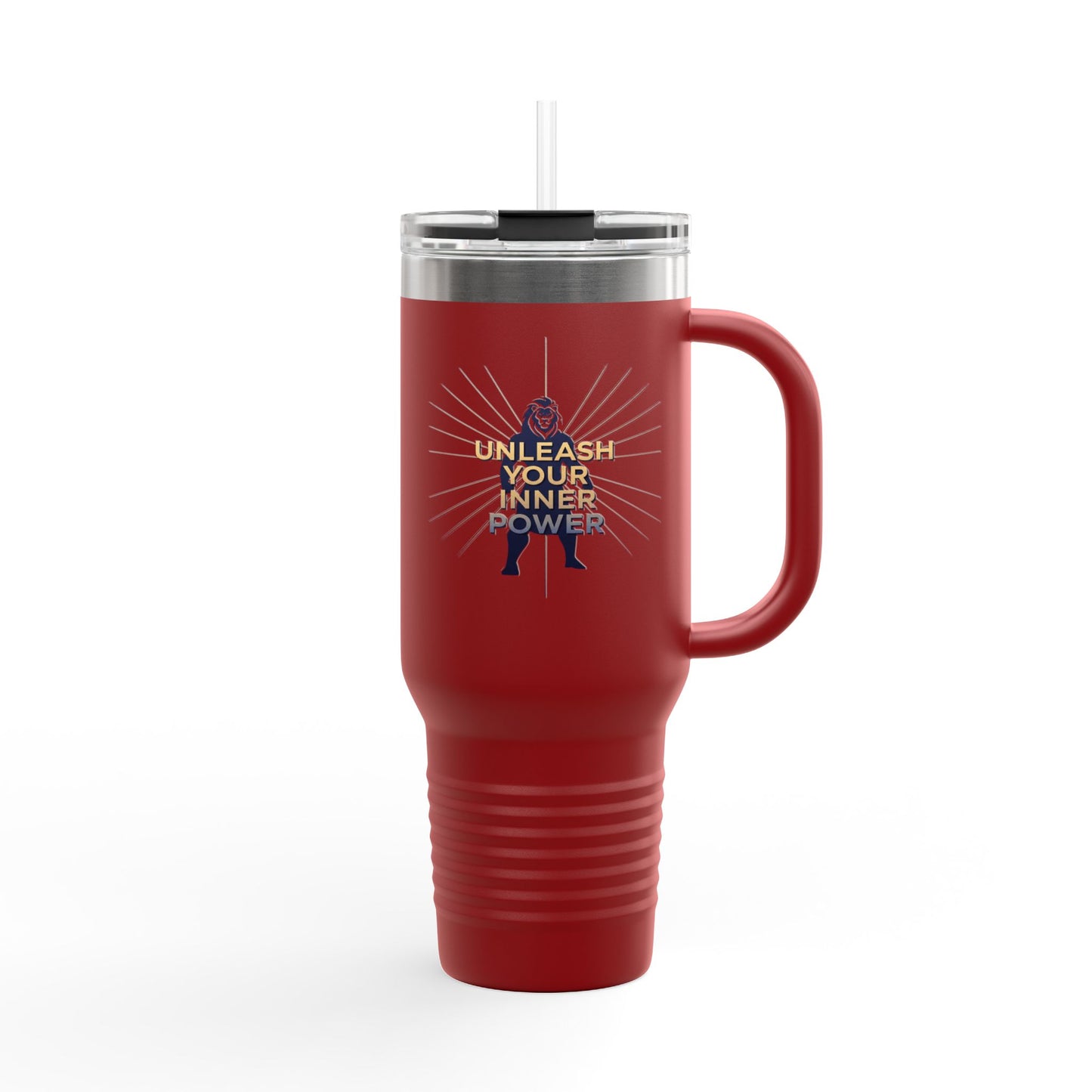 40oz Insulated Travel Mug — “Unleash Your Inner Power”