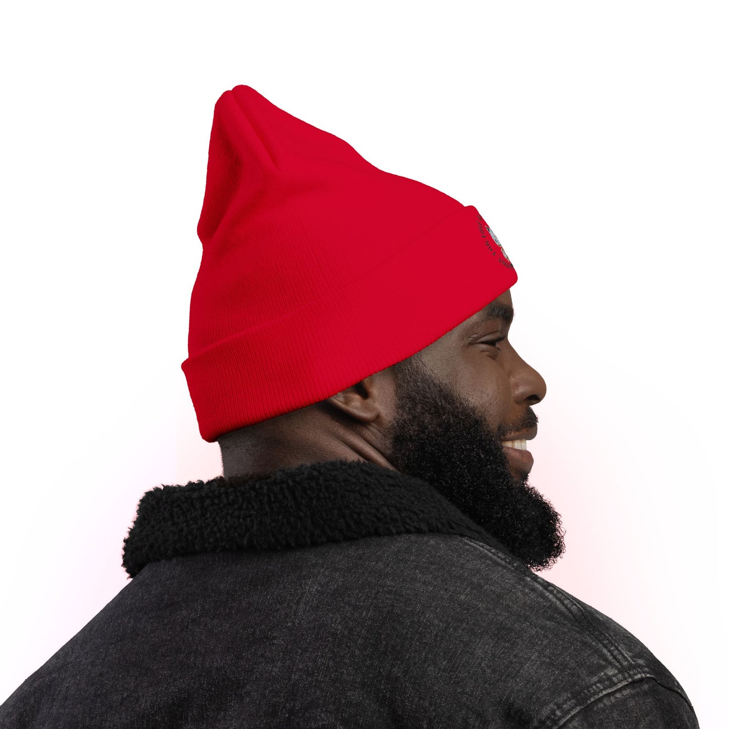 Cute Mummy Cat Skeleton Knit Beanie — "Fight For Love Is Worth Every Battle"