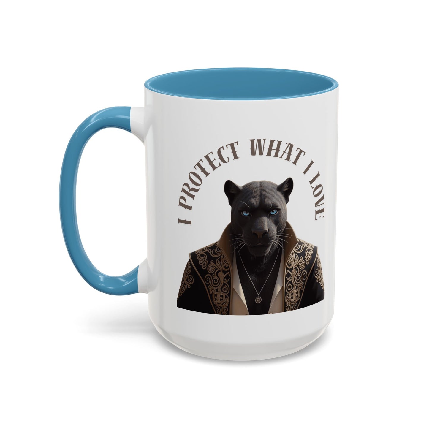 Accent Coffee Mug (11, 15oz) | Damon : I Protect What I Love