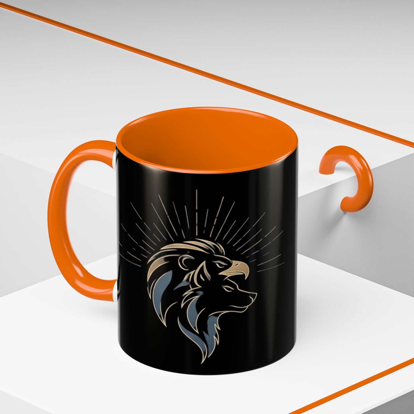 Accent Coffee Mug (11, 15oz) | Tri-Force Spirit