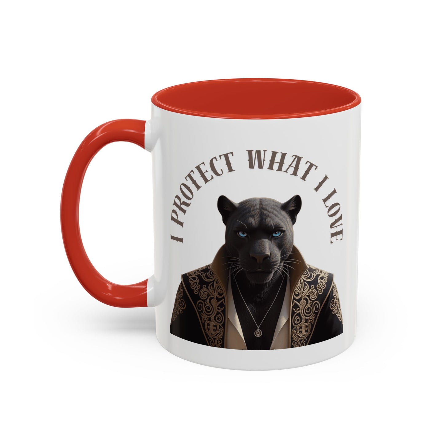 Accent Coffee Mug (11, 15oz) | Damon : I Protect What I Love