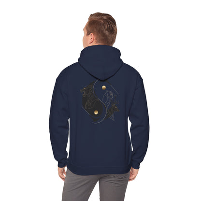 Futuristic Unisex Heavy Blend Hoodie Design