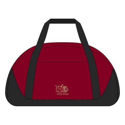 Cute Mummy Cat Skeleton Duffel Bag — "For Love Is Worth Every Battle"