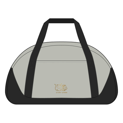 Cute Mummy Cat Skeleton Duffel Bag — "For Love Is Worth Every Battle"