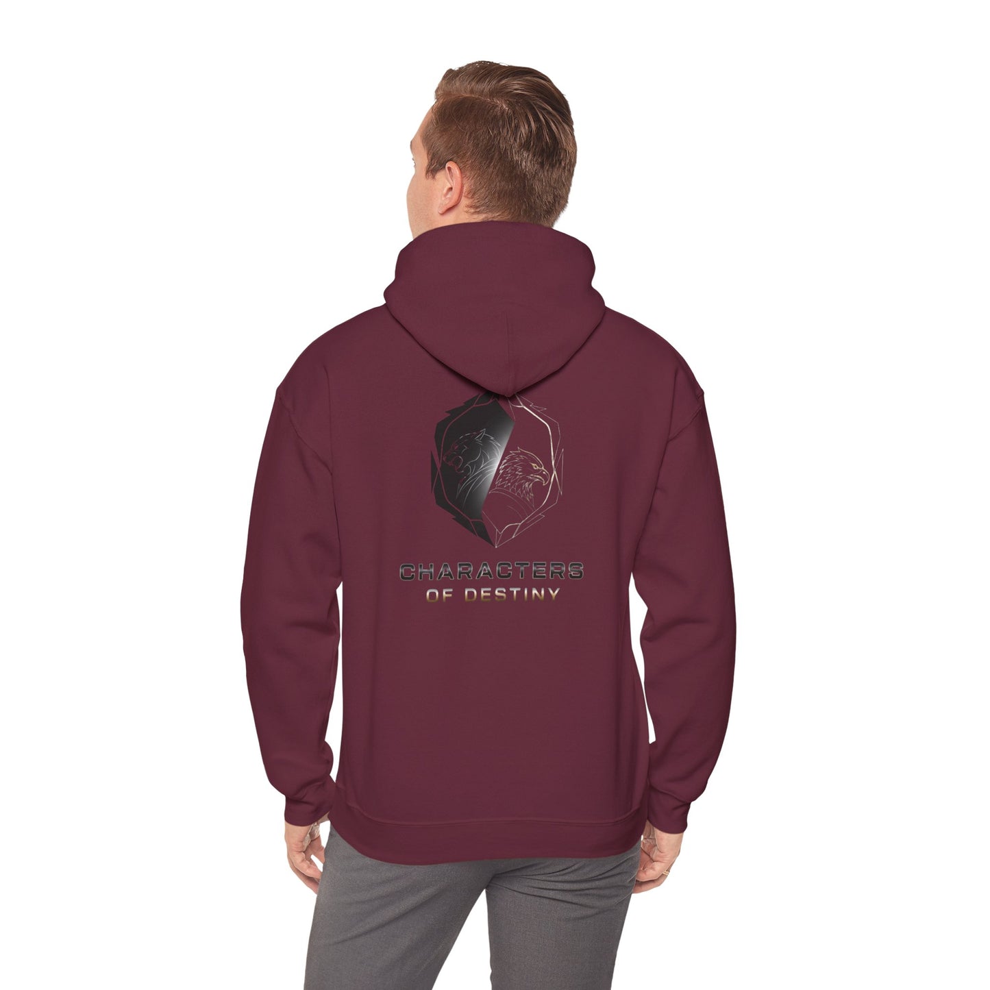 Characters of Destiny: Shadow & Light Emblem — Unisex Heavy Blend Hoodie