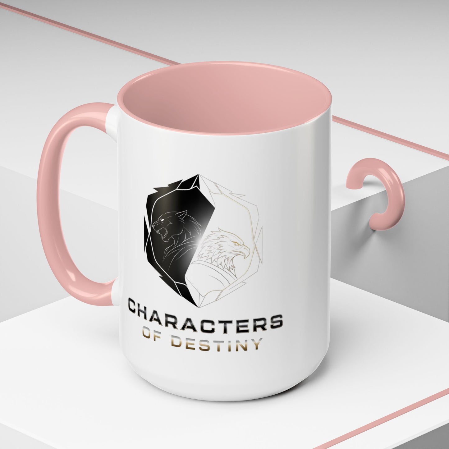 Accent Coffee Mug (11, 15oz) | Characters of Destiny: Shadow & Light Emblem