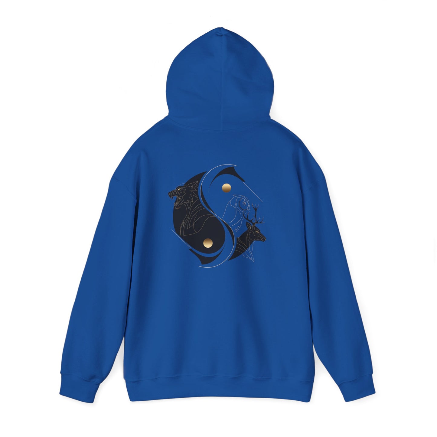 Futuristic Unisex Heavy Blend Hoodie Design