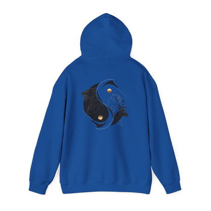 Futuristic Unisex Heavy Blend Hoodie Design