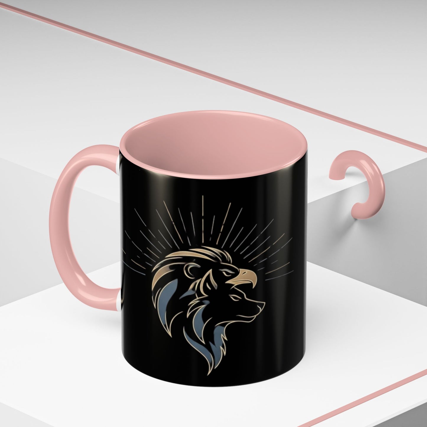 Accent Coffee Mug (11, 15oz) | Tri-Force Spirit