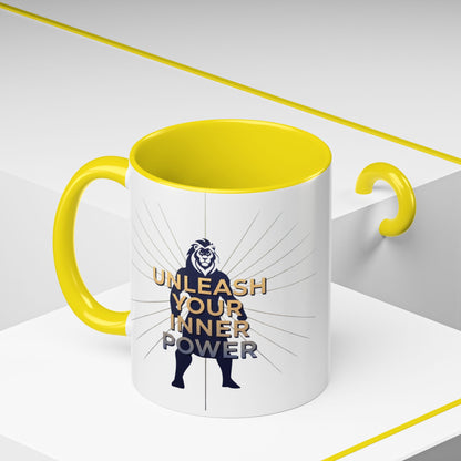 Accent Coffee Mug (11, 15oz) | Unleash Your Inner Power