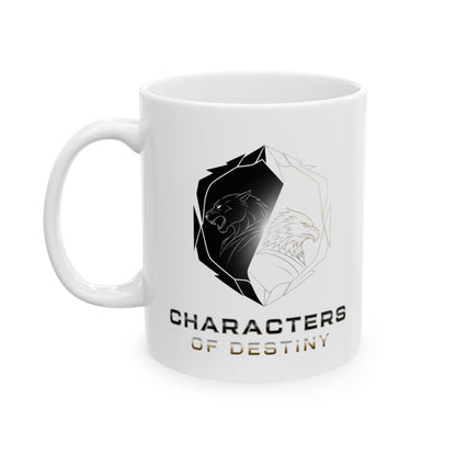 Ceramic Mug, (11oz, 15oz) | Characters of Destiny: Shadow & Light Emblem