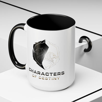 Accent Coffee Mug (11, 15oz) | Characters of Destiny: Shadow & Light Emblem