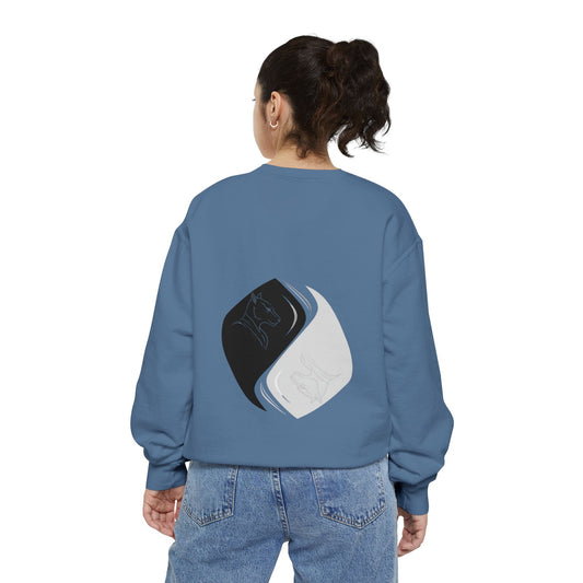 Unisex Garment-Dyed Sweatshirt | The Dual Spirit