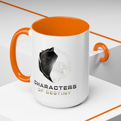 Accent Coffee Mug (11, 15oz) | Characters of Destiny: Shadow & Light Emblem