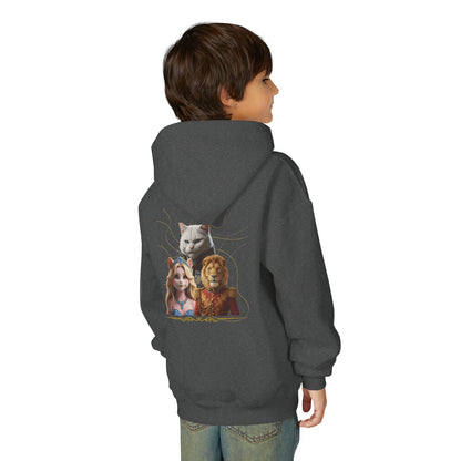 Hooded Sweatshirt: Pretended Kitten - Leo, Stefan and Aurora