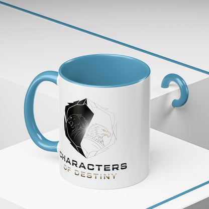 Accent Coffee Mug (11, 15oz) | Characters of Destiny: Shadow & Light Emblem