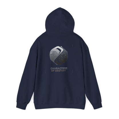 Characters of Destiny: Metallic Symmetry ـــــ Unisex Heavy Blend Hoodie