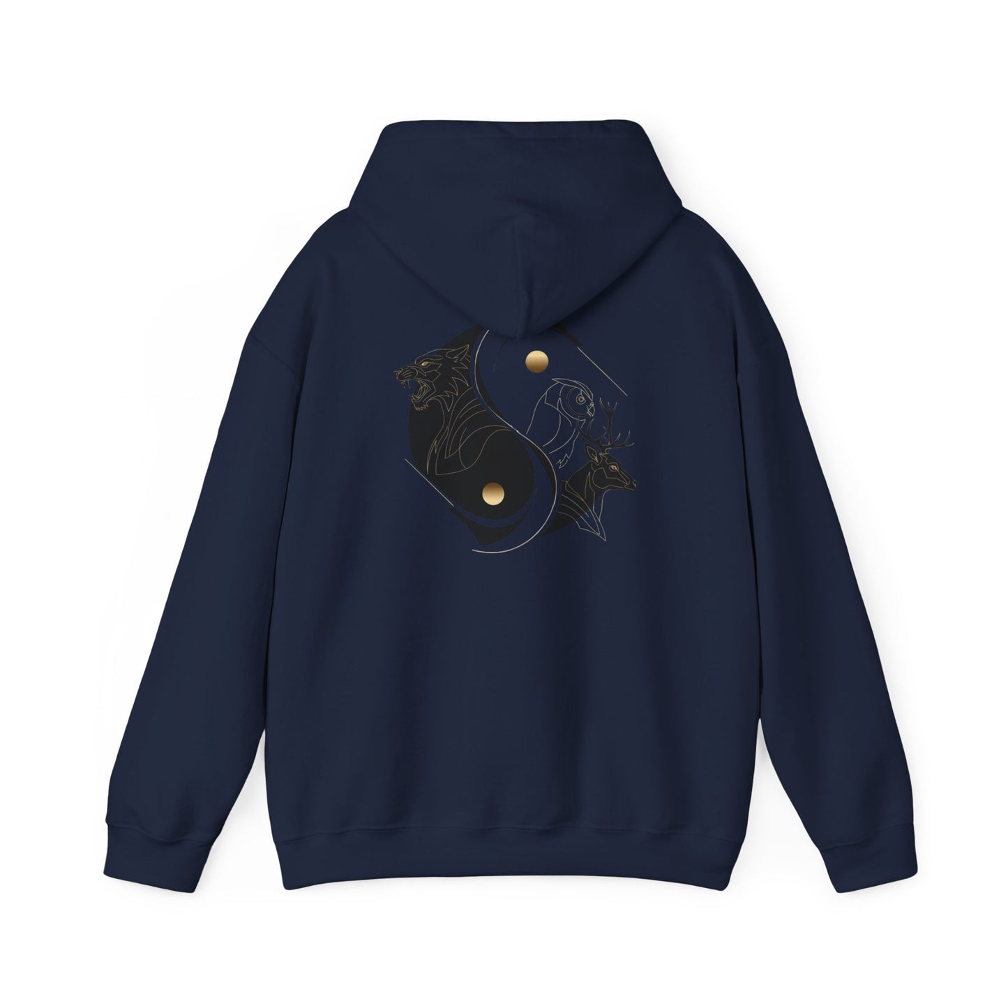 Futuristic Unisex Heavy Blend Hoodie Design
