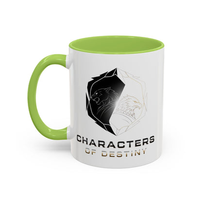 Accent Coffee Mug (11, 15oz) | Characters of Destiny: Shadow & Light Emblem