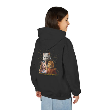 Hooded Sweatshirt: Pretended Kitten - Leo, Stefan and Aurora