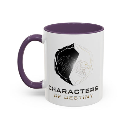 Accent Coffee Mug (11, 15oz) | Characters of Destiny: Shadow & Light Emblem