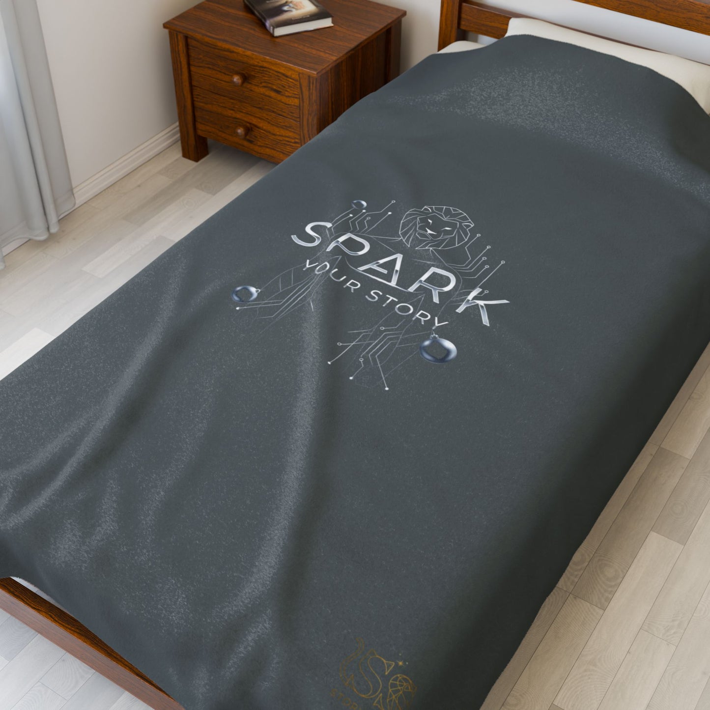 Spark Your Story | Velveteen Plush Blanket