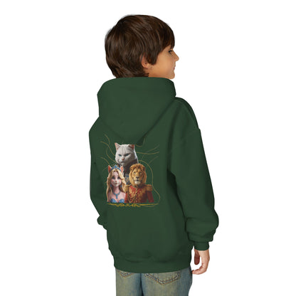 Hooded Sweatshirt: Pretended Kitten - Leo, Stefan and Aurora
