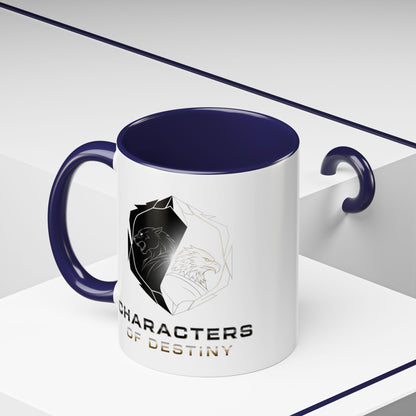 Accent Coffee Mug (11, 15oz) | Characters of Destiny: Shadow & Light Emblem